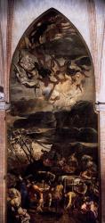 Tintoretto: Moses Receiving the Tables of the Law - Mózes megkapja a törvény kőtábláját